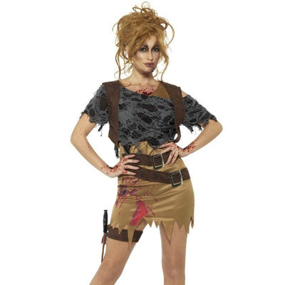 Deluxe Zombie Huntress Costume Adult Brown_1 sm-46848m