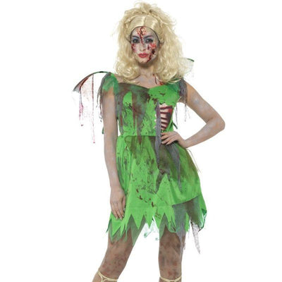 Zombie Fairy Costume Adult Green_1 sm-46860m