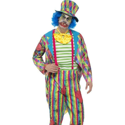 Deluxe Patchwork Clown Costume Male Adult Yellow Blue_1 sm-46872l