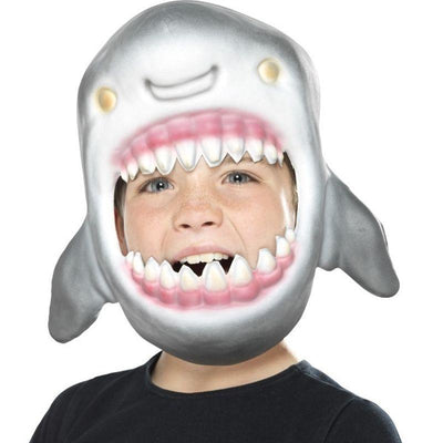 Shark Full Head Mask Kids Grey_1 sm-46975