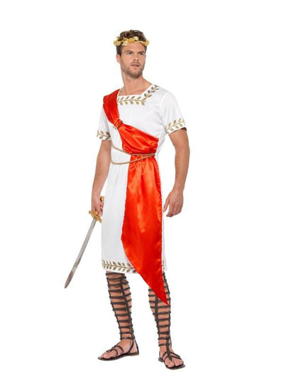 Roman Senator Costume Adult White Red_1 sm-47256L