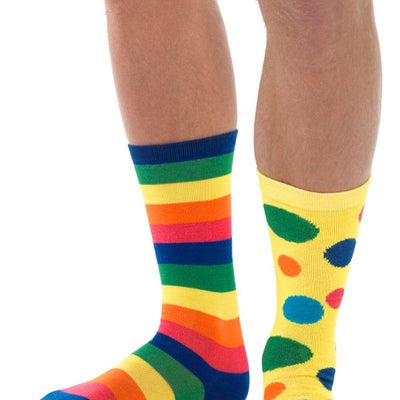 Big Top Clown Socks Unisex Adult Multi_1 sm-47440
