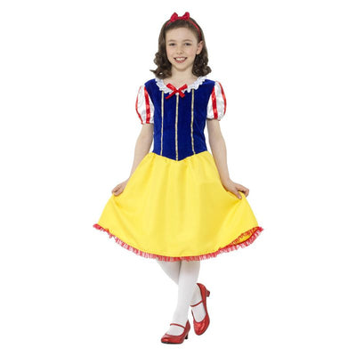Deluxe Princess Snow Girl Costume Multi-Coloured Child