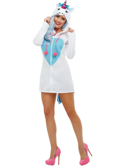 Unicorn Costume White Adult Fortnite