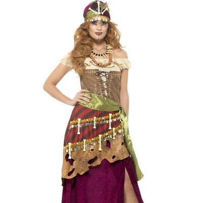 Deluxe Voodoo Priestess Costume Adult Brown Red_1 sm-48014m