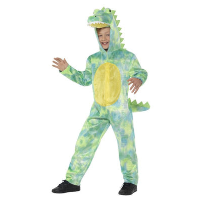 Deluxe Dinosaur Costume Green Child 1