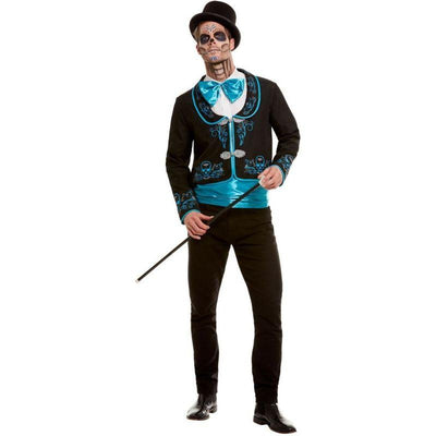 Day Of The Dead Costume Adult Black_1 sm-50799L