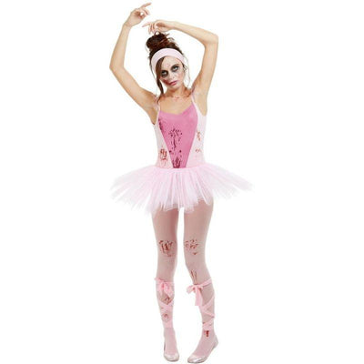 Zombie Ballerina Costume Adult Pink_1 sm-50939M