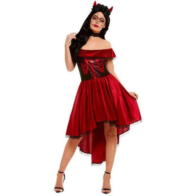 Day Of The Dead Devil Costume Adult Red_1 sm-50945X1