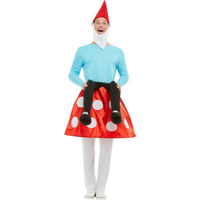 Gnome Toadstool Costume Adult Blue Red_1 sm-50964L