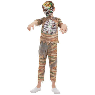 Zombie Mummy Costume Child Cream_1 sm-51073L