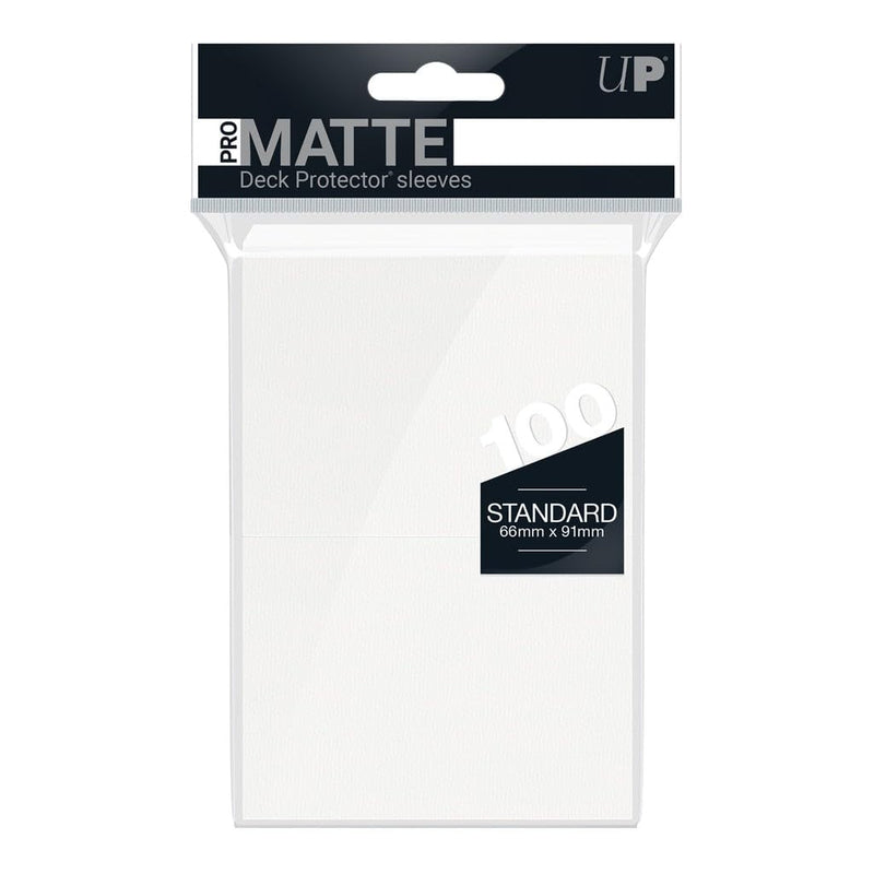 Ultra Pro SLEEVES Solid 100 Card Game (White)