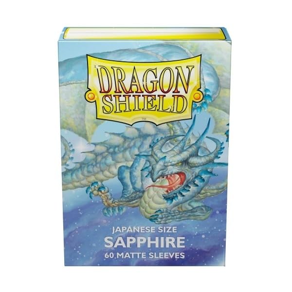 Dragon Shield AT-11128 Japanese Size Matte Sapphire (60 Sleeves)