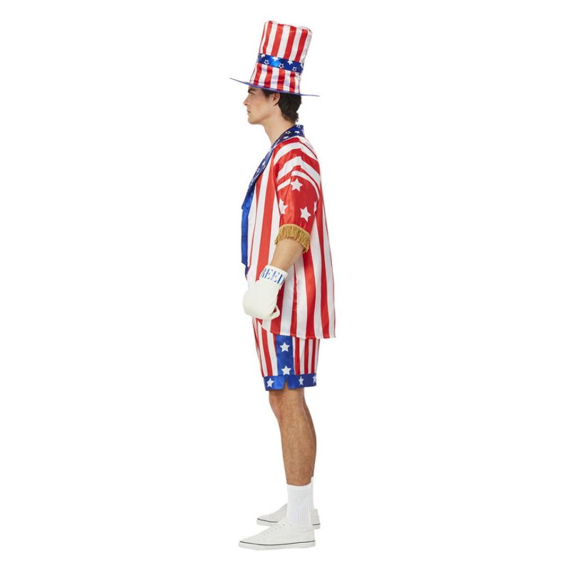 Rocky Apollo Creed Costume Adult Blue Red White_3 