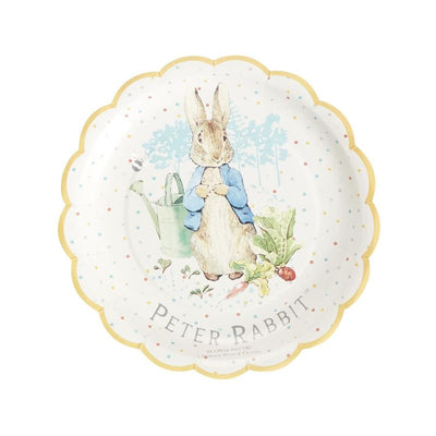 Peter Rabbit Classic Tableware Party Plates x8 All Cream Blue_1 sm-51600