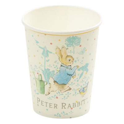 Peter Rabbit Classic Tableware Party Cups x8 All Blue Cream_1 sm-51602