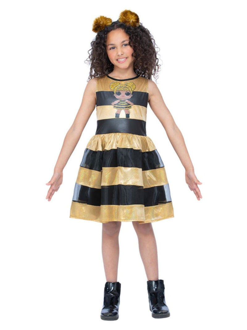 L.O.L Surprise! Deluxe Queen Bee Costume Child Black Gold