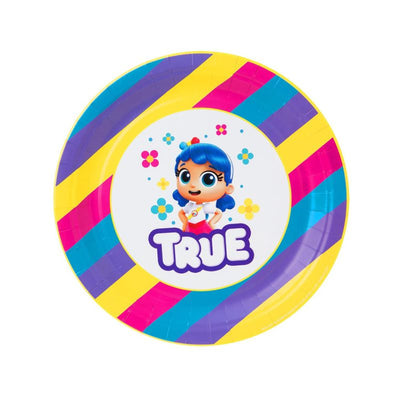 True and The Rainbow Kingdom Tableware Party Plate Child Multi_1 sm-51671