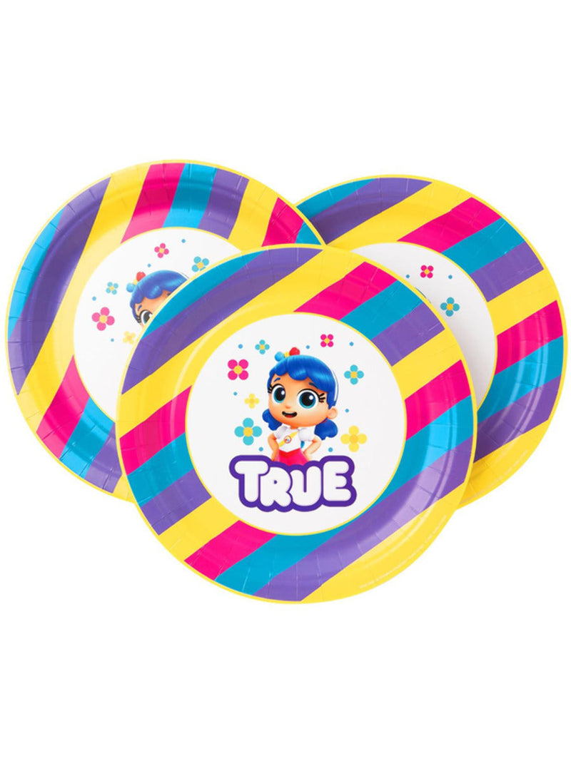 True and The Rainbow Kingdom Tableware Party Plate Child Multi