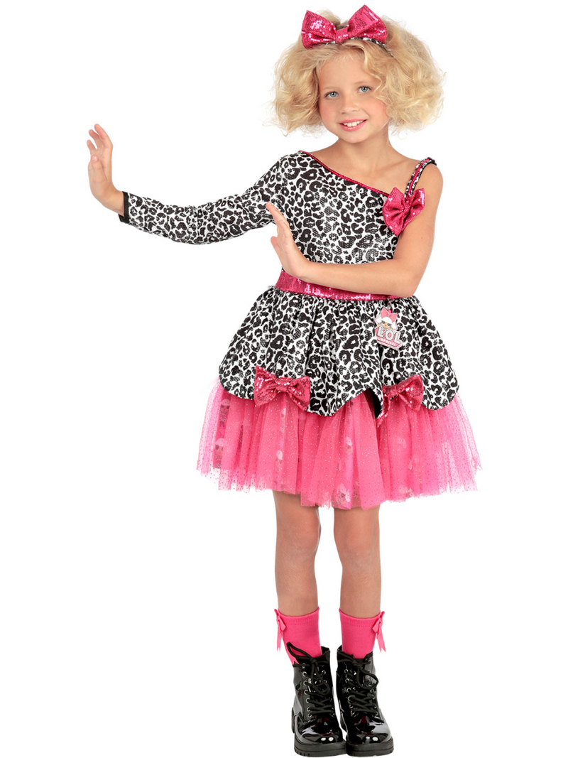 L.O.L Surprise! Deluxe Diva Costume Child Black Pink White