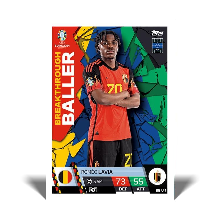 Topps Official Euro 2024 Match Attax Update Mega Multipack (34 Cards)