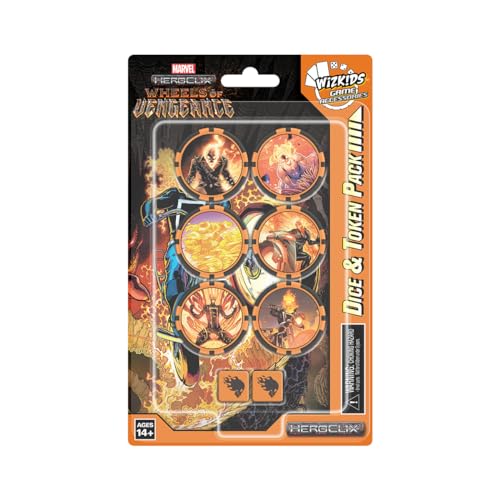 WizKids Marvel HeroClix: Wheels of Vengeance Dice and Token Pack