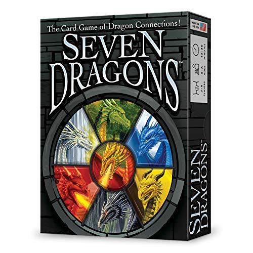 Looney Labs Seven Dragons Card Game - Create a Dragon Territory with Strategic Gameplay