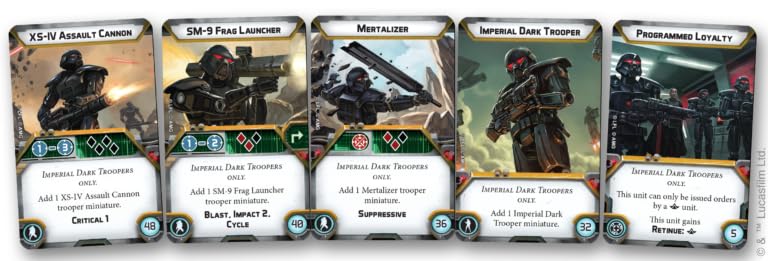 Star Wars: Legion Imperial Dark Troopers Unit Expansion - Tabletop Miniatures Game, Strategy Game for Kids and Adults, Ages 14+, 2 Players, 3 Hour Playtime, Made by Atomic Mass Games