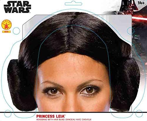 Princess Leia Head Band Fake Hair Buns