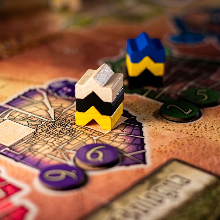 Patrician Towers of Influence, Battle of The Master Builders in Medieval Italy, Board Game for 2-5 Players Ages 8+