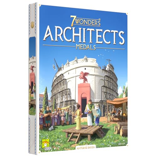 7 Wonders Architects Medals Expansion - New Wonders, Medals, and Strategies Await! Civilization Strategy Game for Kids and Adults, Ages 8+, 2-7 Players, 25 Minute Playtime, Made by Repos Production