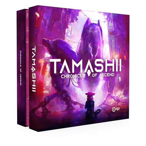 Awaken Realms Tamashii: Chronicle of Ascend - Embark on an Epic Journey in a Mythical Adventure! Sci-Fi Strategy Game, Ages 14+, 1-4 Players, 45-90 Min Playtime, Made