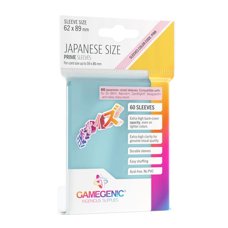 Prime Japanese Sized Sleeves Clear - Multi-language (includes Spanish)