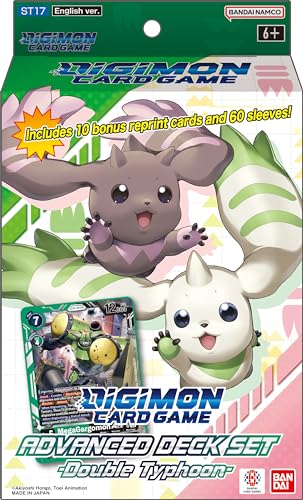 BANDAI Digimon TCG - ST17 Double Typhoon Advanced Deck Set