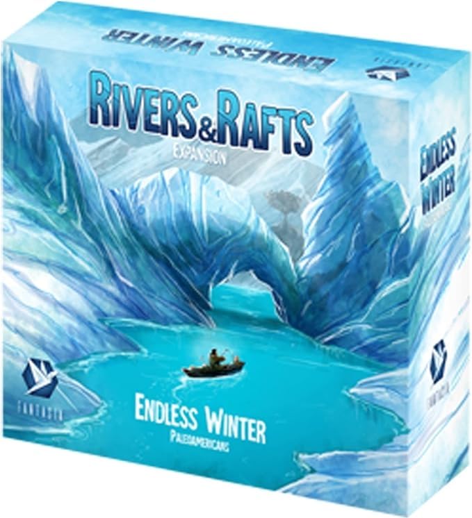 Endless Winter Paleoamericans Rivers & Rafts Board Game Expansion | Prehistoric Strategy Game for Adults and Kids | Ages 12+ | 1-4 Players | Average Playtime 60-90 Minutes | Made by Fantasia Games