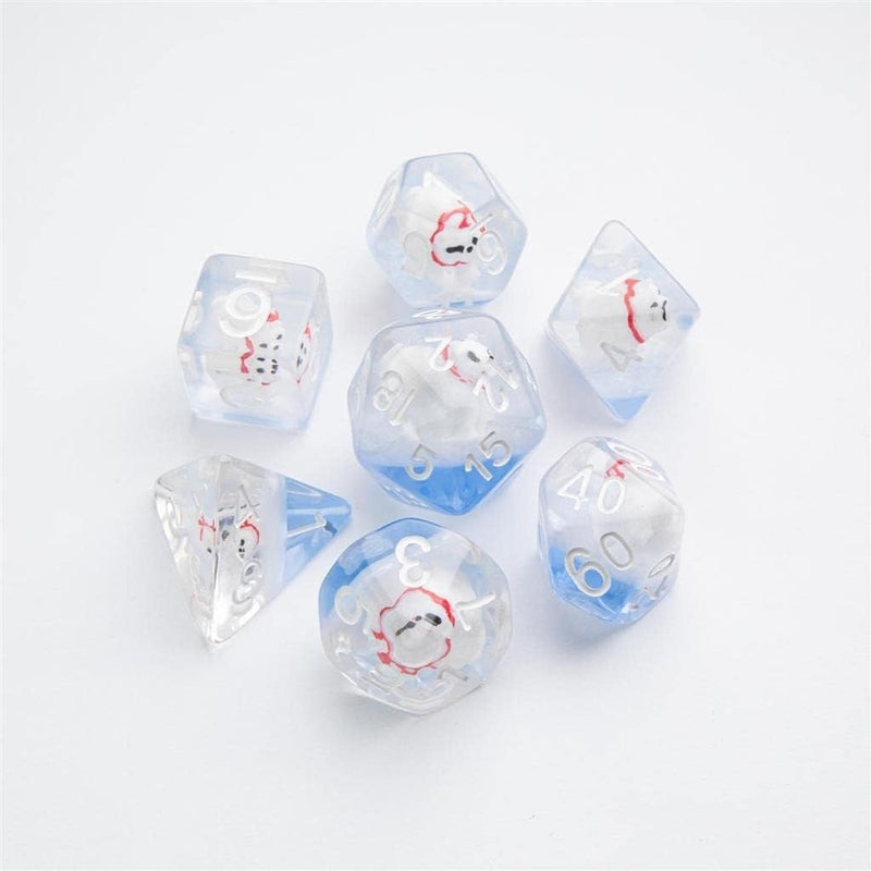 Polar Bear Role Playing Dice Set