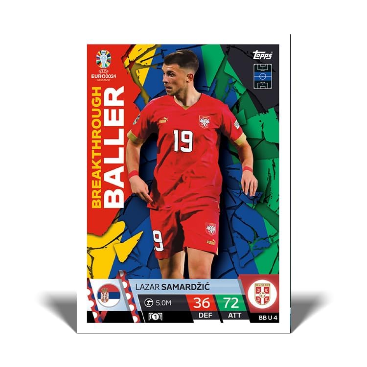 Topps Official Euro 2024 Match Attax Update Mega Multipack (34 Cards)