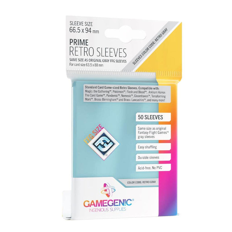 Gamegenic - Prime Retro Sleeves - Multilanguage (Includes Spanish)