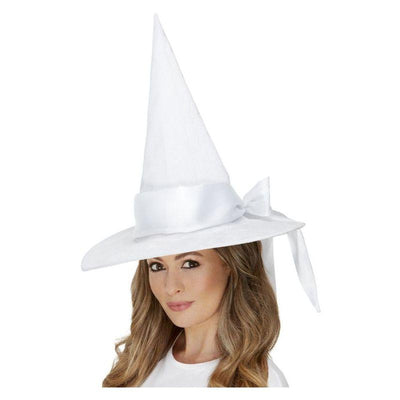 Deluxe Witch Hat White_1 sm-52111