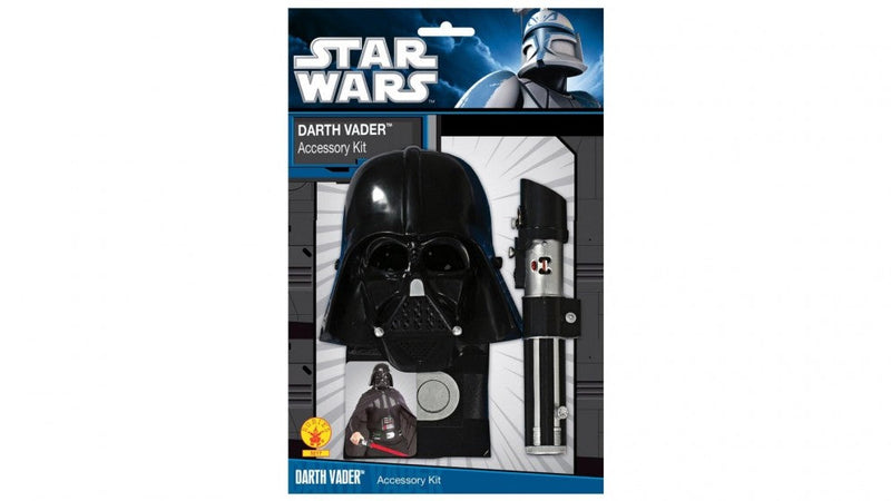 Darth Vader Adult Costume Standard Size Cape Mask Lightsaber Kit