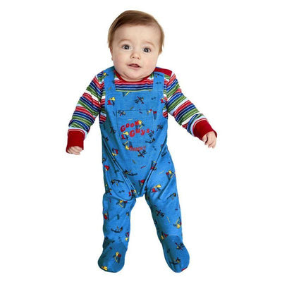 Chucky Baby Costume All In One Jumsuit 1 MAD Fancy Dress
