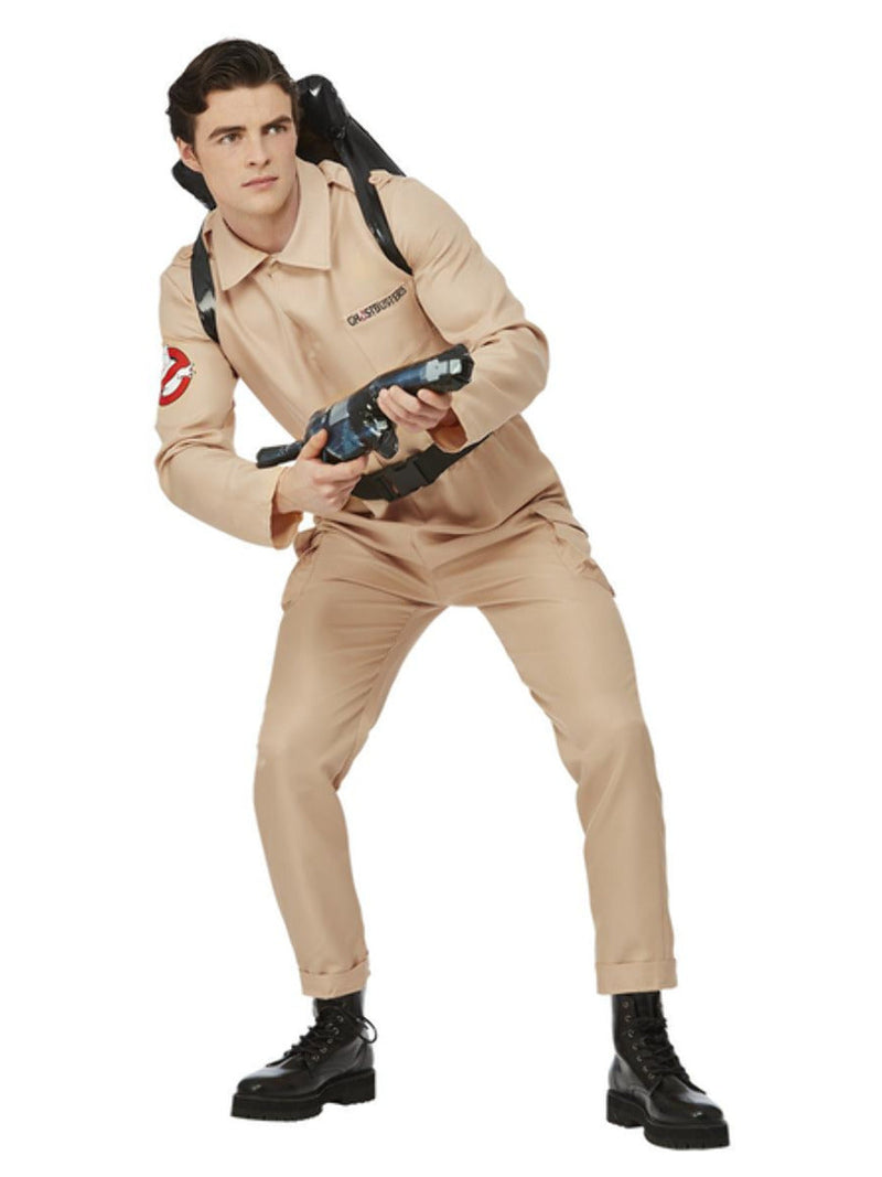 80s Ghostbusters Deluxe Costume Licensed Adult Beige