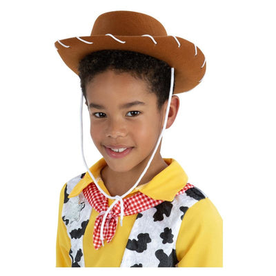 Cowboy Stitched Hat Brown Child 1
