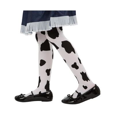 Tights Cowgirl Cow Print Child 1