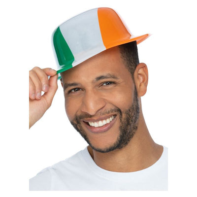 St Patricks Day Bowler Hat Adult Multi_1 sm-56388