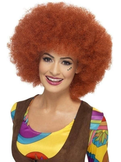 60s Afro Wig Adult Auburn_1