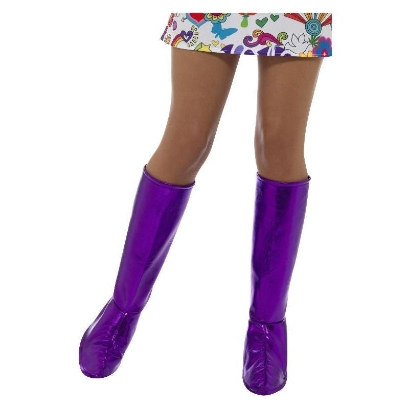 Size Chart 60s GoGo Boot Covers Adult Purple