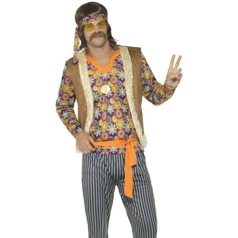 60s Singer Costume Mens Multi Coloured_2