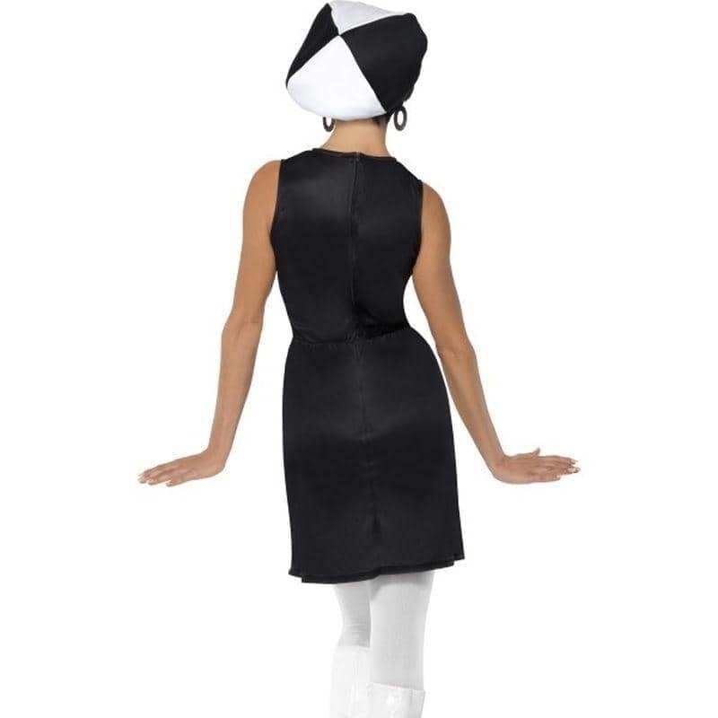 60s Party Girl Costume Adult Black White_2 sm-21142L