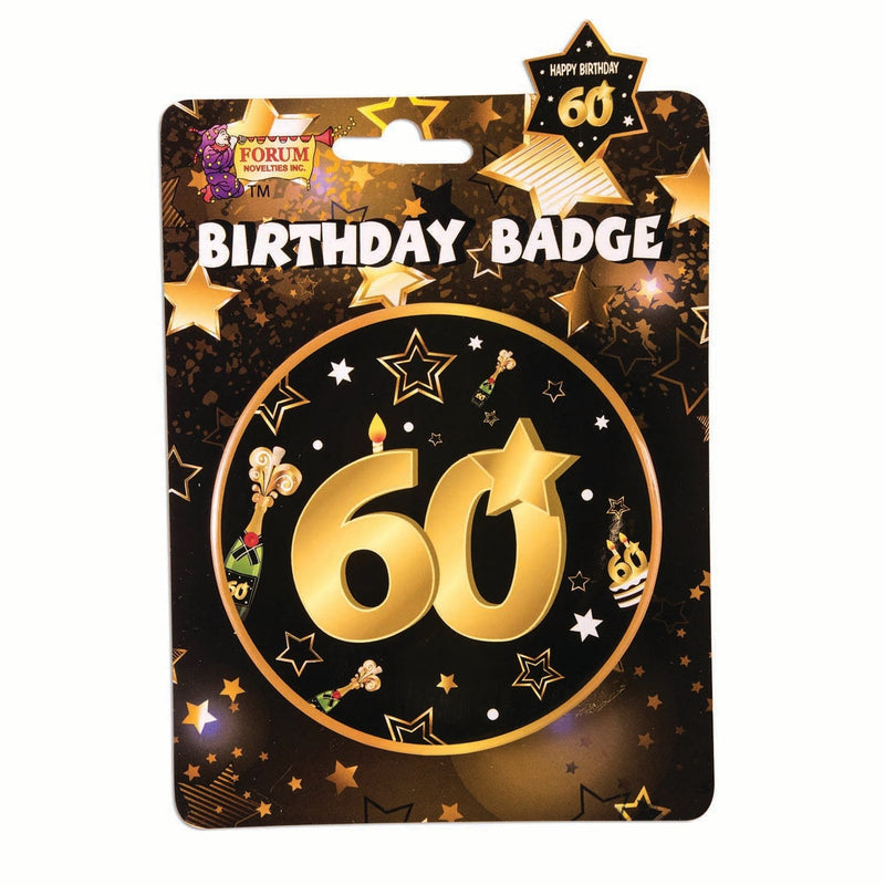 60th Birthday Badge Milestone Celebration_1